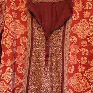 Lucky Brand Tops - Lucky Brand Boho Peasant Top Popover Lucky Brand Tops - Lucky Brand Boho Peasant Top Popover
